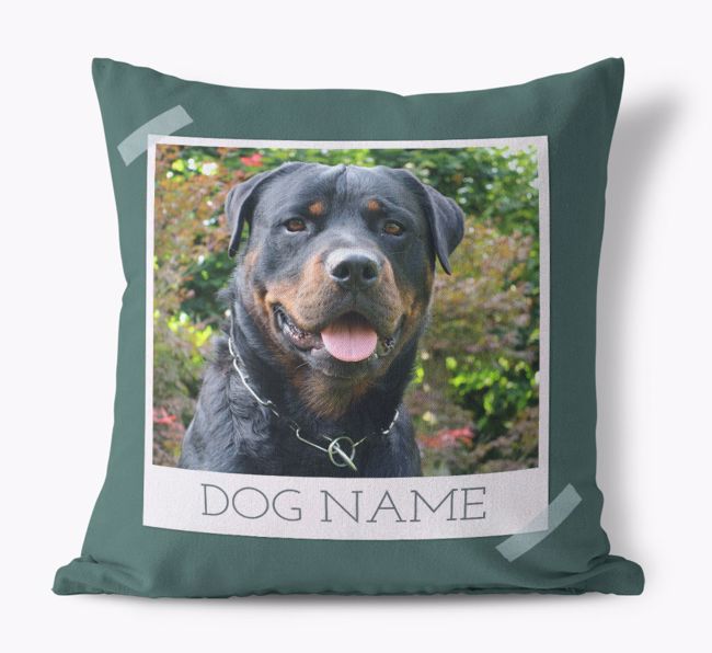 Photo Album: Personalised {breedFullName} Canvas Cushion